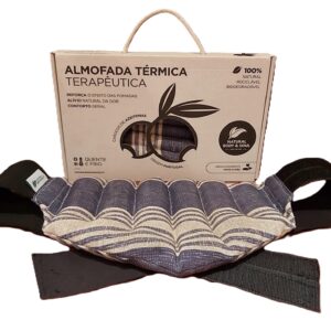 Almofada Terapeutica Cinta Lombar com cinto elástico e velcro, Faixa Térmica Lombar, Almohada terapéutica para la zona lumbar con cinturón elástico y velcro, Faja térmica lumbar, Therapeutic lumbar belt with elastic strap and velcro, Thermal lumbar belt, Ceinture lombaire thérapeutique avec sangle élastique et velcro, Ceinture thermique lombaire